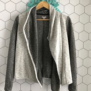 GUESS Open Front Drape Knit Cardigan Sweater